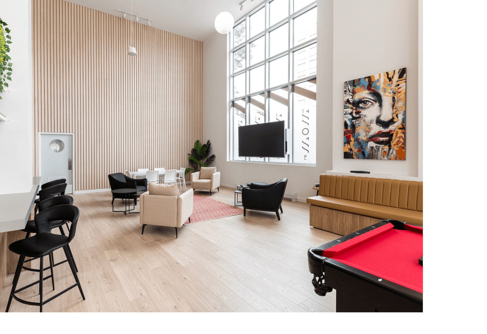 Vu d'un condo locatif WOW.